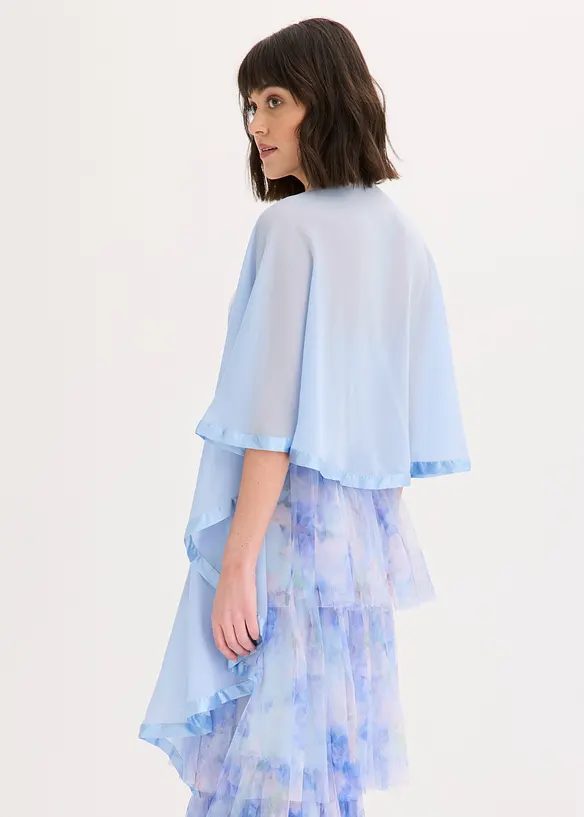Stola con raffinato dettaglio in satin, bonprix