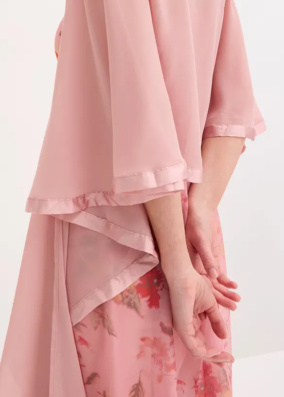 Stola con raffinato dettaglio in satin, bonprix
