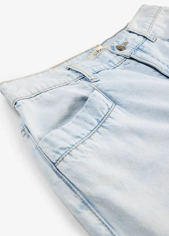 Jeans wide leg, vita alta, bonprix