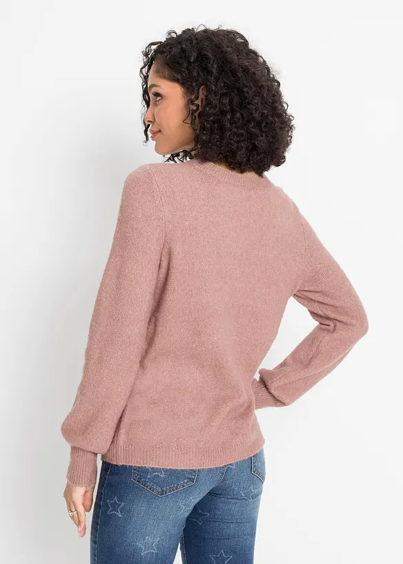 Maglione con maniche a palloncino, bonprix