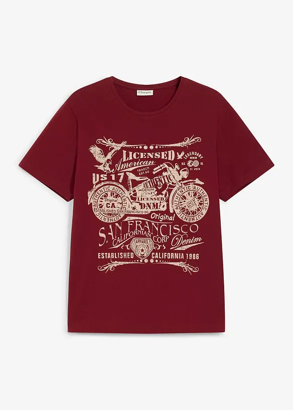 T-shirt in puro cotone, bonprix