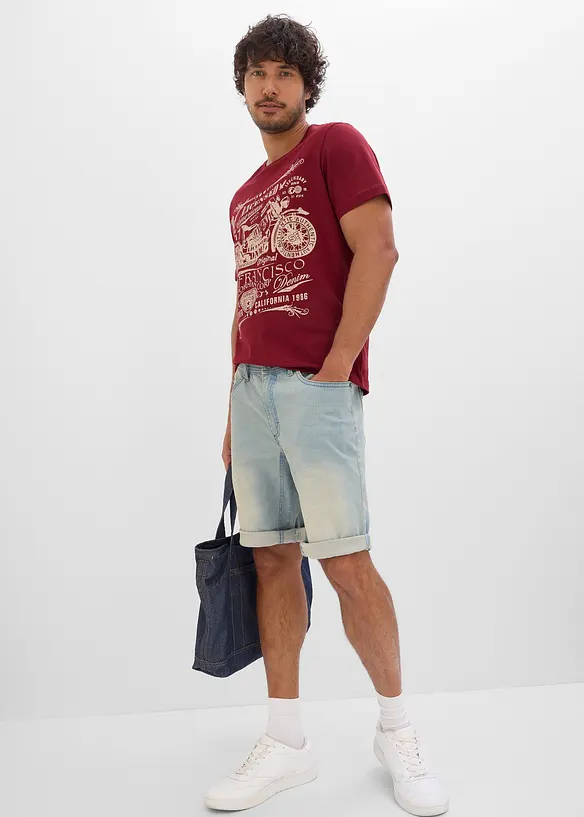 T-shirt in puro cotone, bonprix