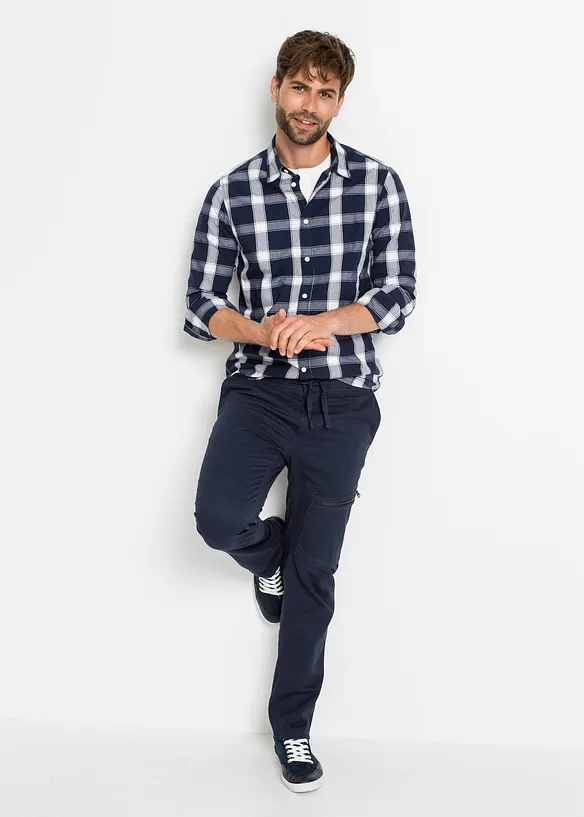 Camicia a maniche lunghe in puro cotone, bonprix