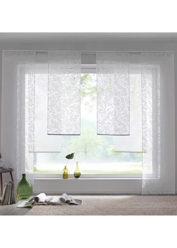 Tenda devor&eacute; a pannello con tralci (pacco da 1), bonprix