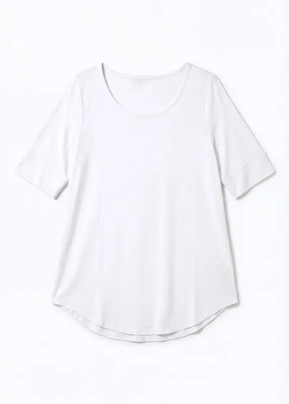 Maglia lunga in morbida viscosa, bonprix