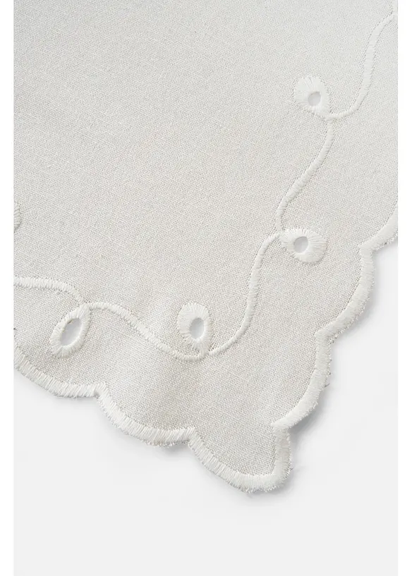 Tovagliette americane in cotone biologico con ricami (set 2 pezzi), bonprix