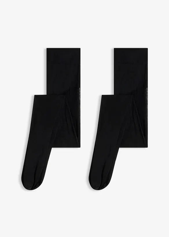Collant con fascia comoda 30 den (pacco da 2), bonprix
