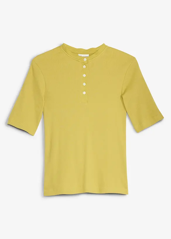Maglia a costine in puro cotone biologico, bonprix