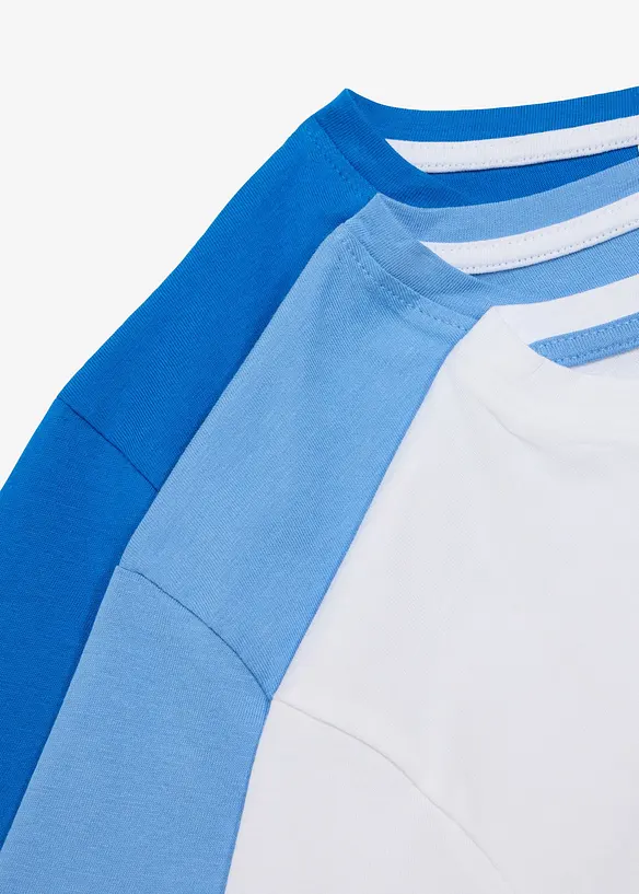 T-shirt in cotone biologico (pacco da 3), bonprix