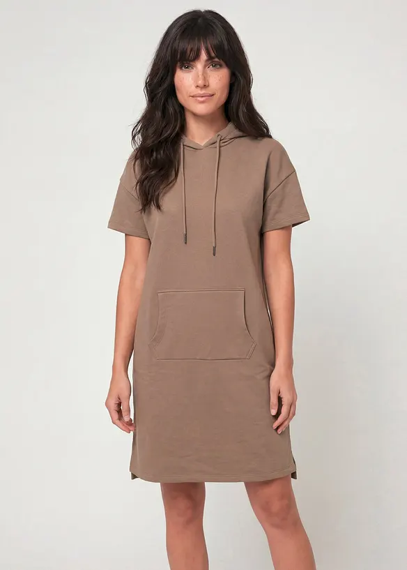 Abito in felpa con cappuccio, bonprix