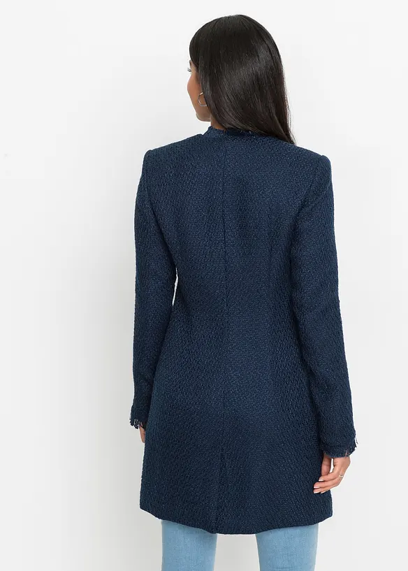Blazer lungo in boucl&eacute;, bonprix