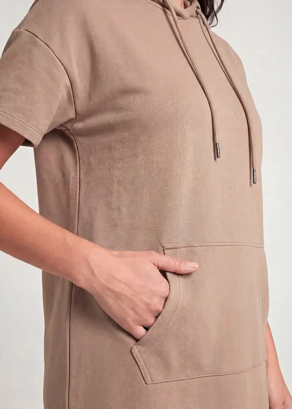 Abito in felpa con cappuccio, bonprix