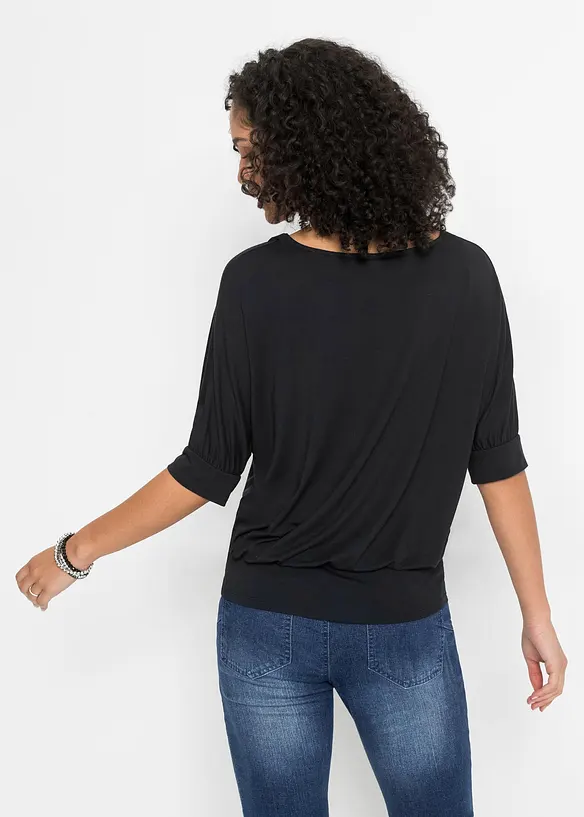 Maglia fluente in misto viscosa, bonprix
