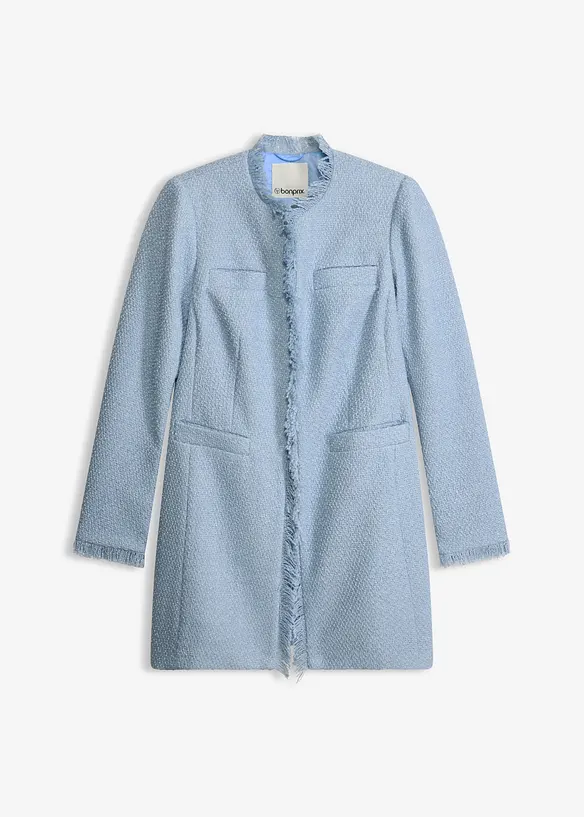 Blazer lungo in boucl&eacute;, bonprix