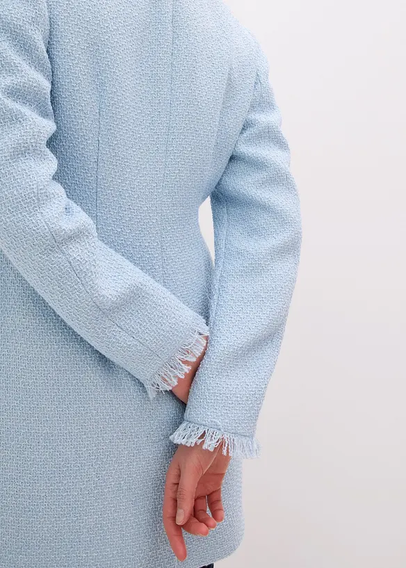 Blazer lungo in boucl&eacute;, bonprix