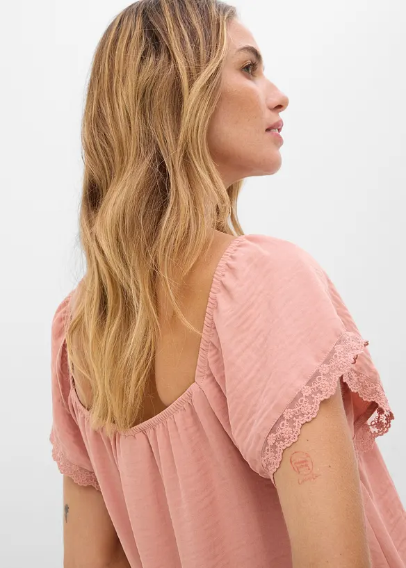 Maglia in cr&ecirc;pe leggero, bonprix