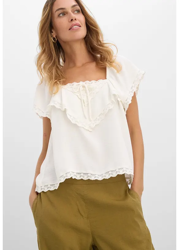 Maglia in cr&ecirc;pe leggero, bonprix