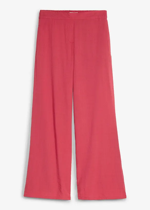 Pantaloni a palazzo in misto viscosa, bonprix