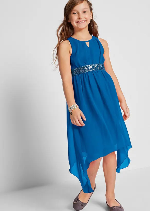 Abito in chiffon con paillettes, bonprix