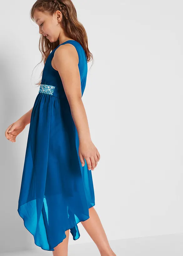 Abito in chiffon con paillettes, bonprix