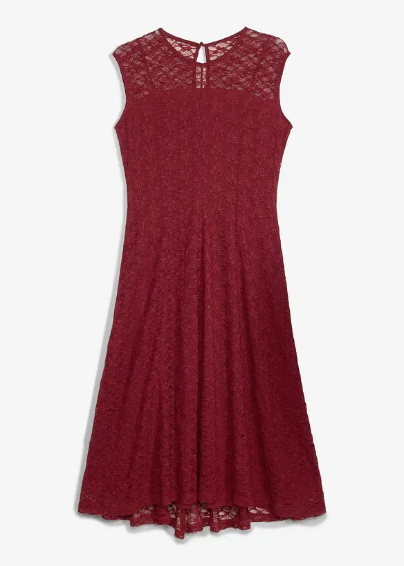 Abito svasato in pizzo, bonprix