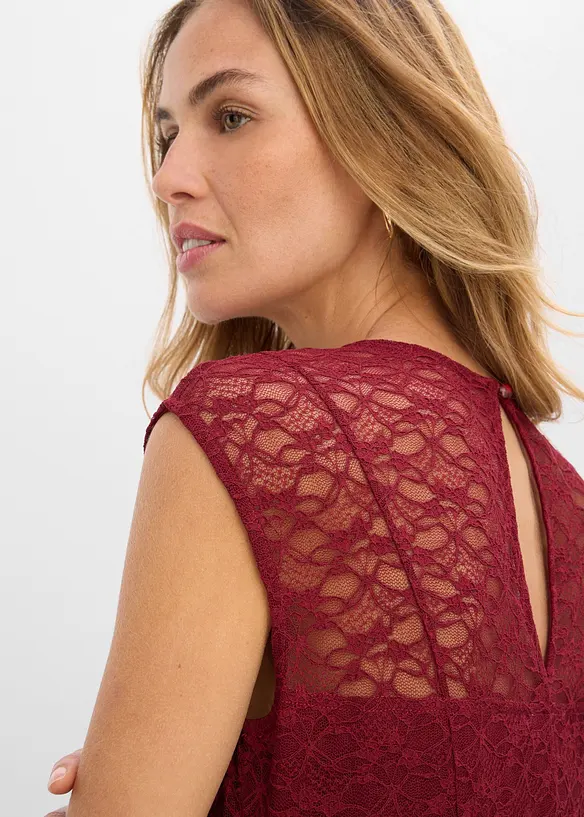 Abito svasato in pizzo, bonprix