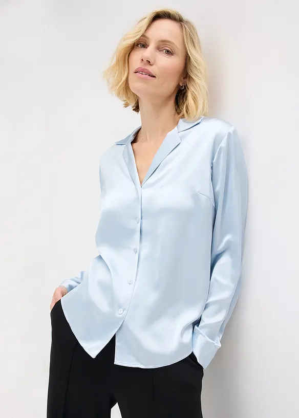 Camicetta in fine satin, bonprix
