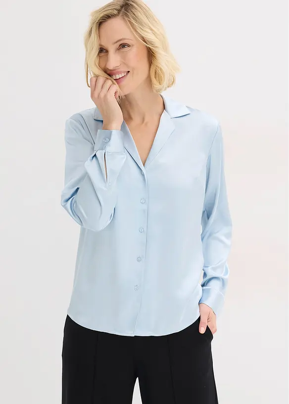 Camicetta in fine satin, bonprix
