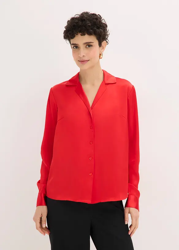 Camicetta in fine satin, bonprix