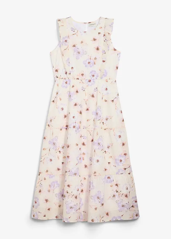 Abito lungo in puro cotone, bonprix