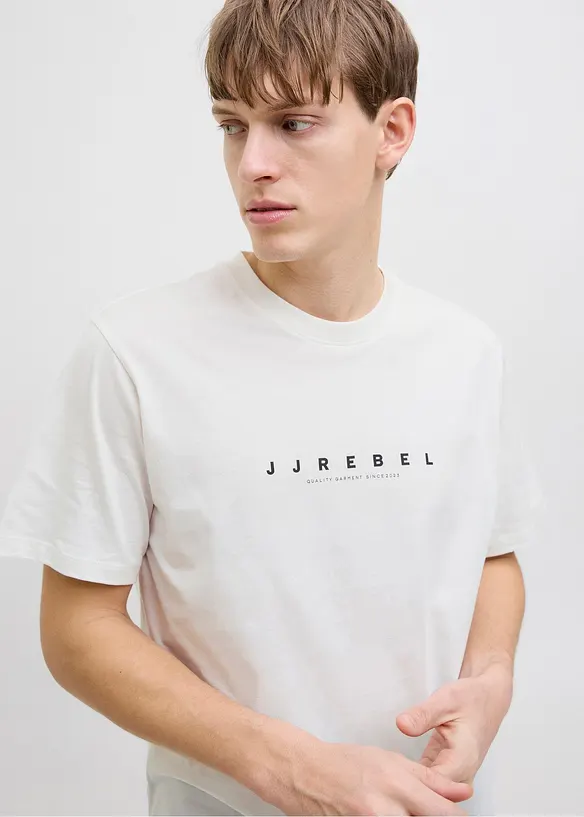T-shirt JJ REBEL in puro cotone, loose fit, JJ REBEL