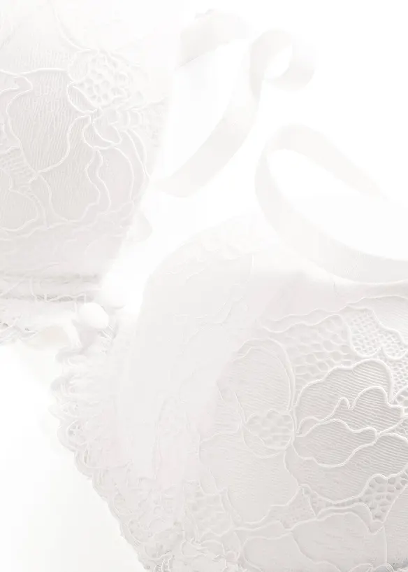 Reggiseno push-up in pizzo raffinato, bonprix