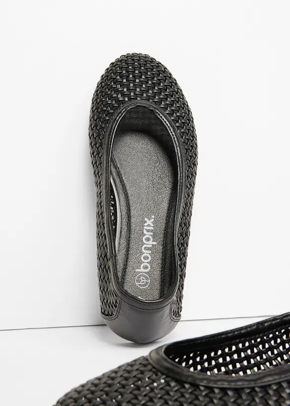 Ballerine in materiale morbido, bonprix