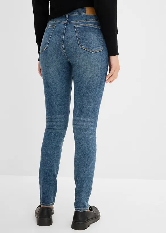 Jeans slim fit, vita alta, bonprix
