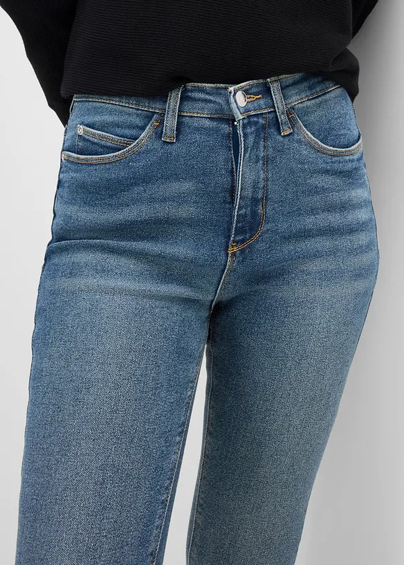 Jeans slim fit, vita alta, bonprix