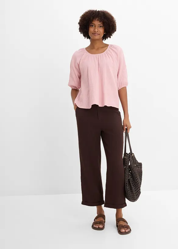 Tunica in mussola di puro cotone, bonprix