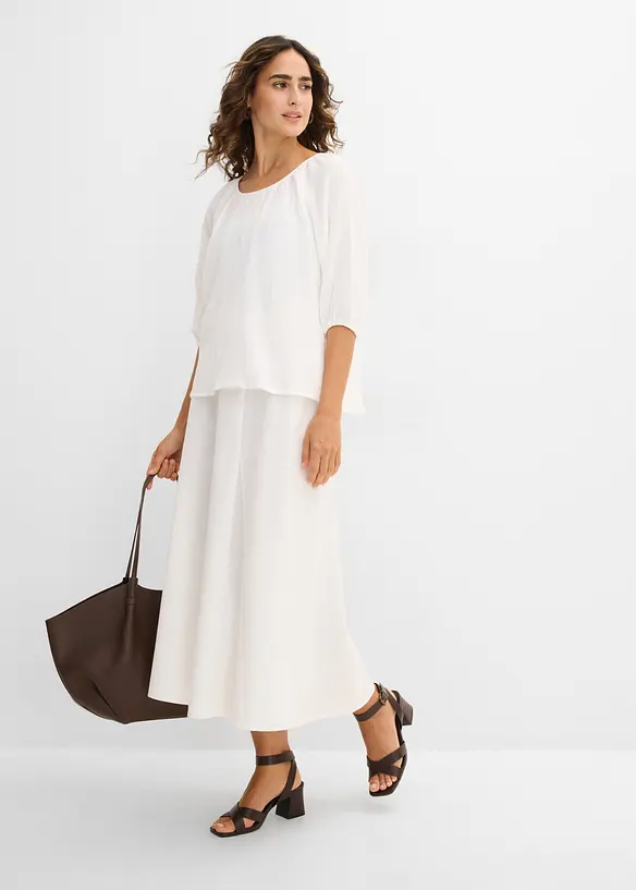 Tunica in mussola di puro cotone, bonprix