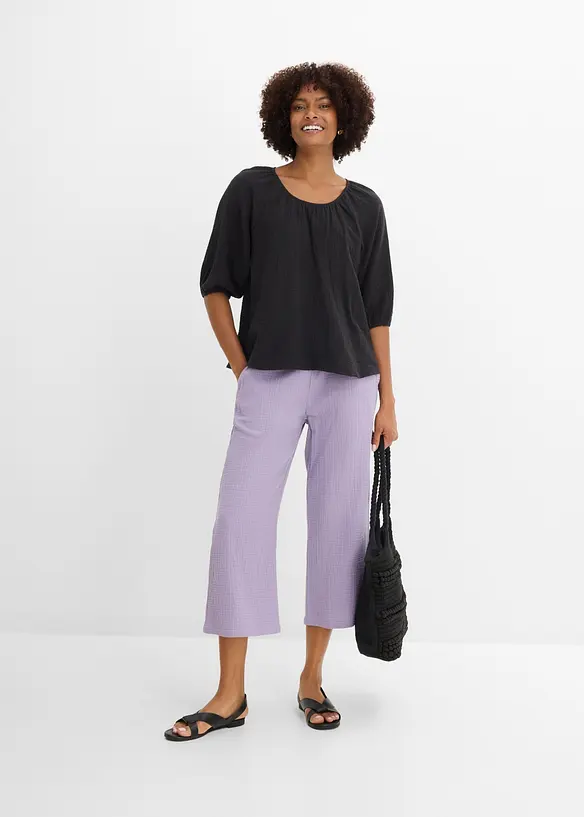 Tunica in mussola di puro cotone, bonprix