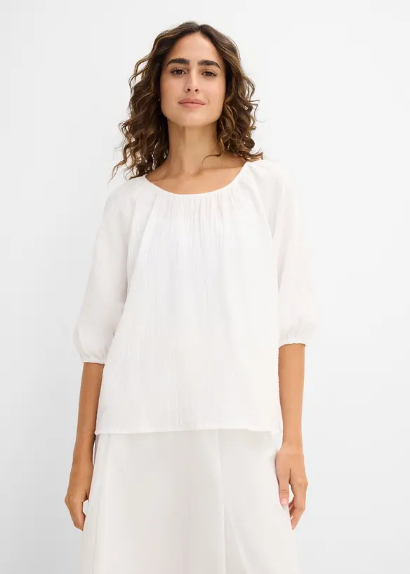 Tunica in mussola di puro cotone, bonprix