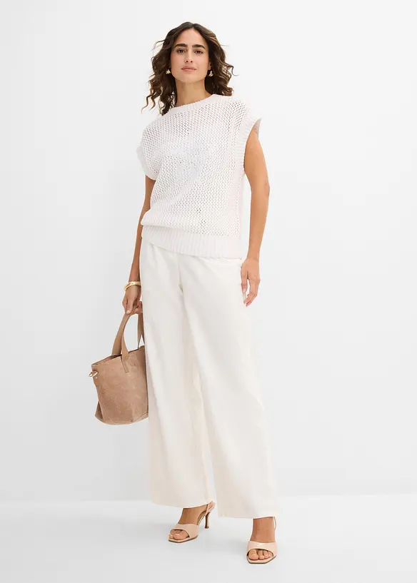 T-shirt in maglia di puro cotone, bonprix