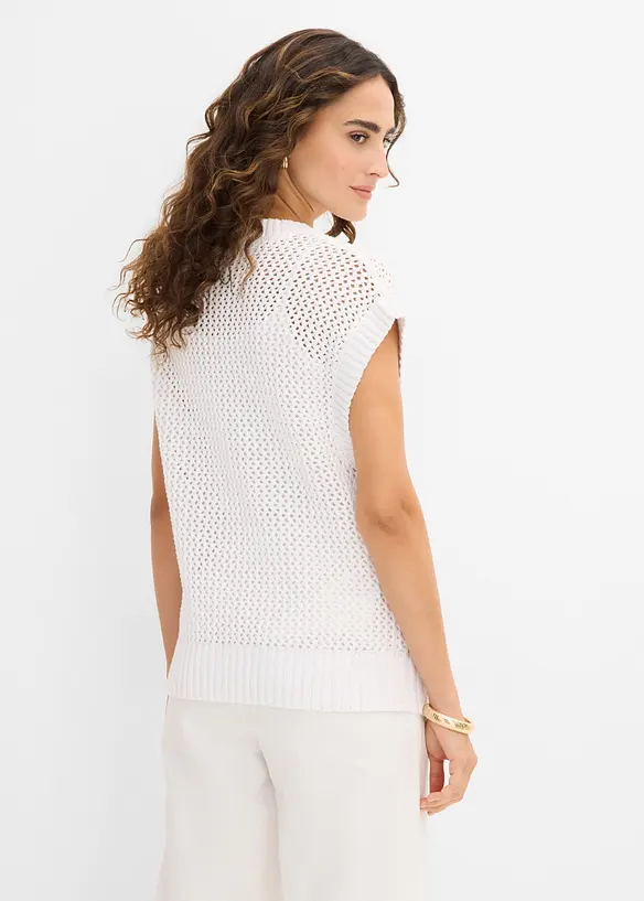 T-shirt in maglia di puro cotone, bonprix