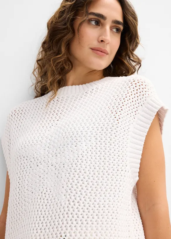 T-shirt in maglia di puro cotone, bonprix