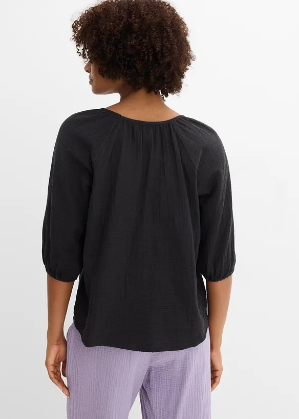 Tunica in mussola di puro cotone, bonprix