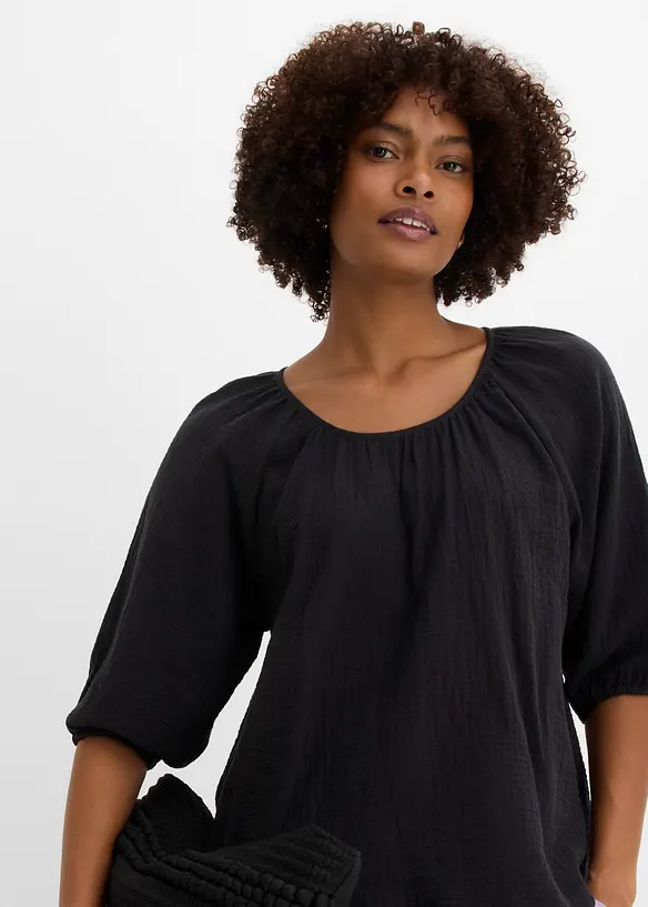 Tunica in mussola di puro cotone, bonprix