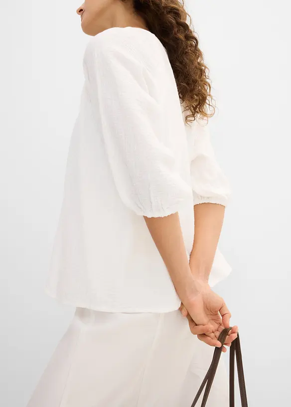 Tunica in mussola di puro cotone, bonprix