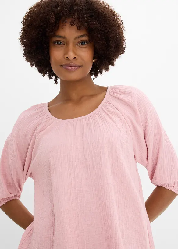 Tunica in mussola di puro cotone, bonprix