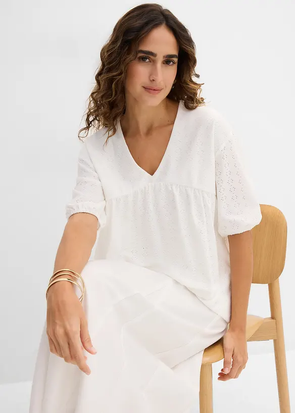 Tunica con ricami raffinati, bonprix