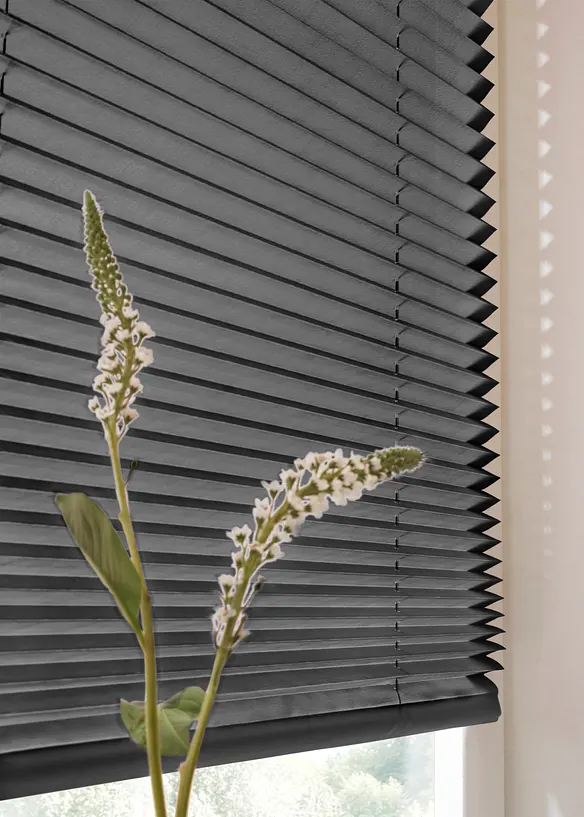 Tenda plissettata semioscurante con velcro adesivo, bonprix