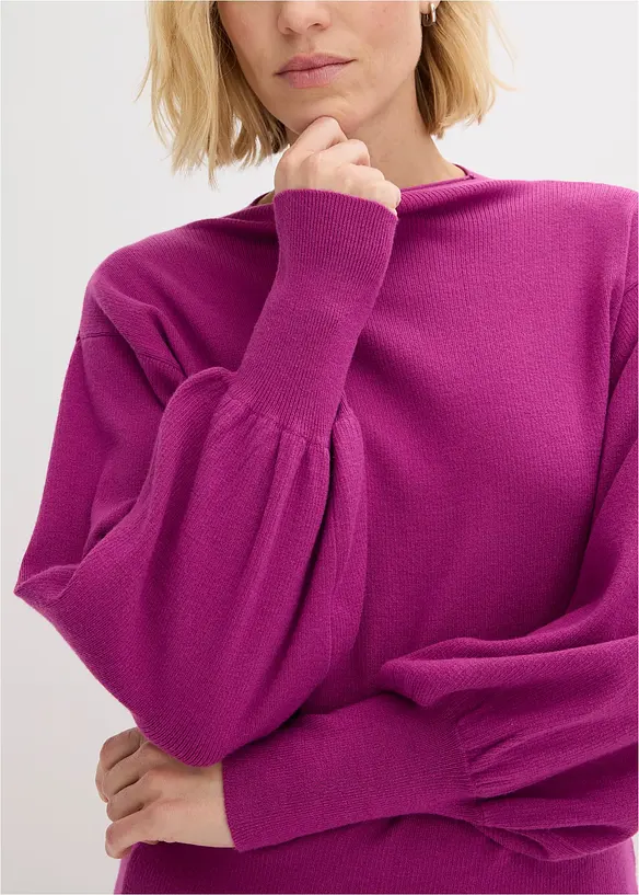 Maglione oversize in misto viscosa, bonprix