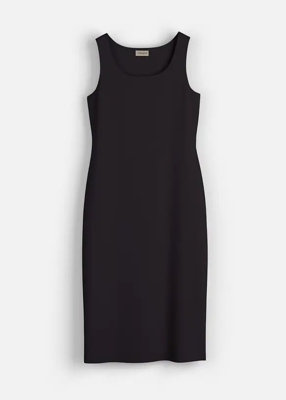Abito con spalline in cotone biologico elasticizzato, bonprix